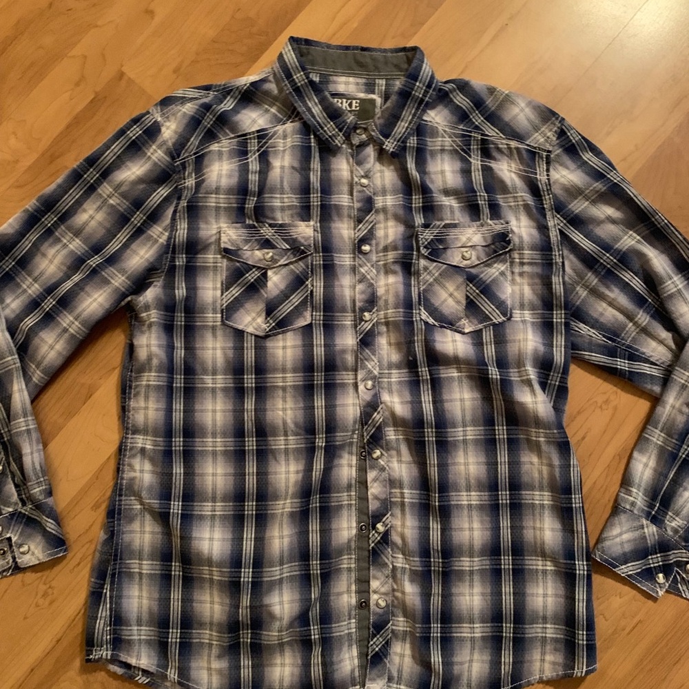 BKE causal men’s button up